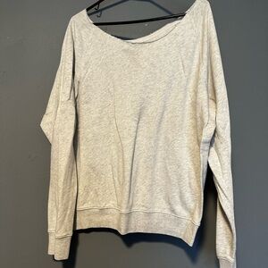 Victoria's Secret Light Gray Crewneck Sweatshirt